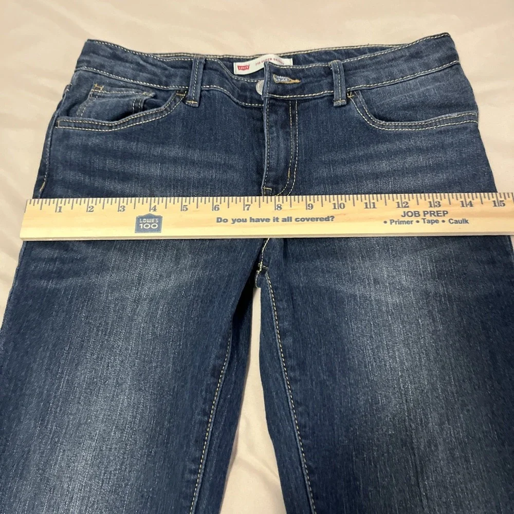 Levis 511 Jeans Boy Size 14 Reg Blue Denim Light Wash Adjustable Waist